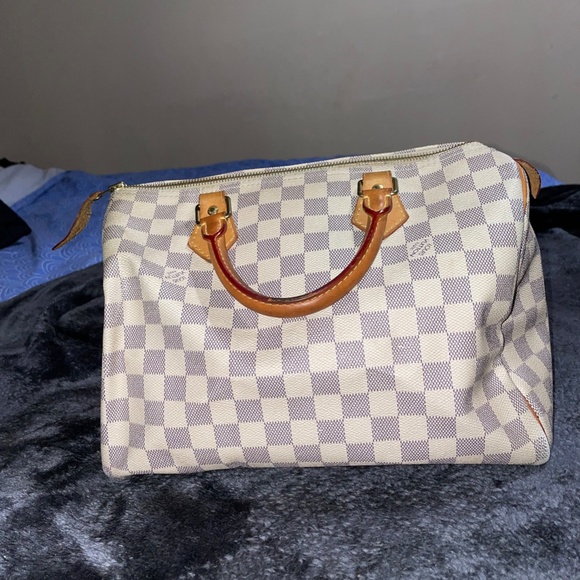 Louis Vuitton Speedy 30 Damier Azur - Picture 8 of 11